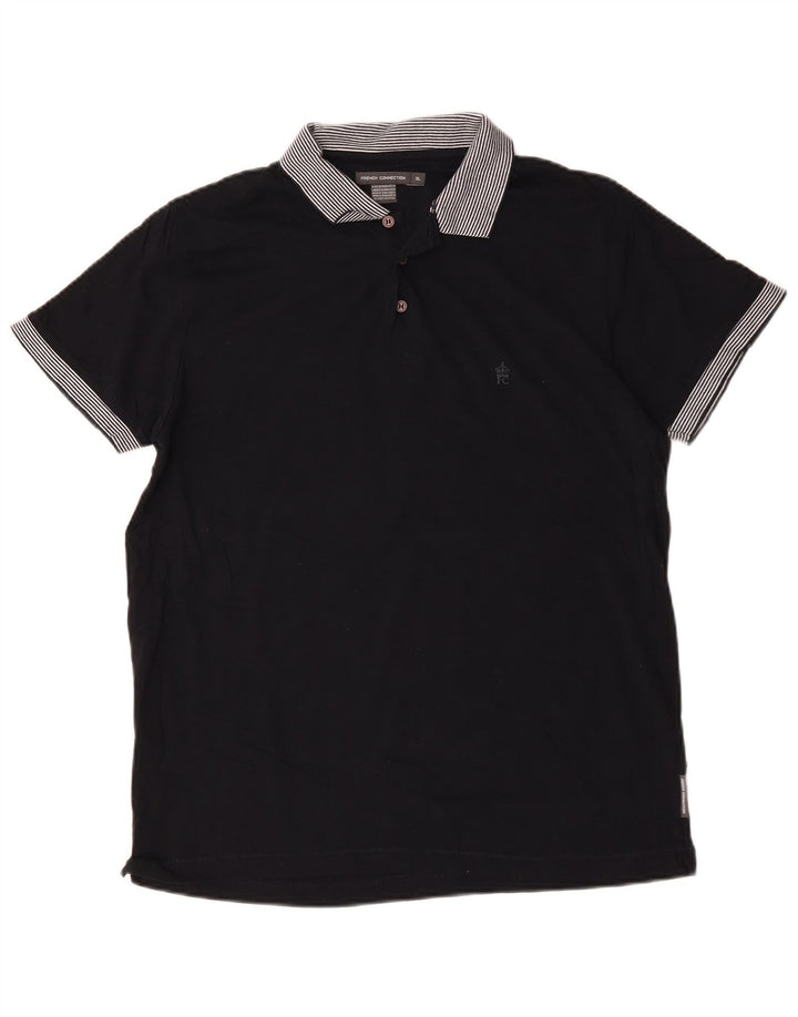 Męska koszulka polo French Connection XL, granatowa, bawełniana