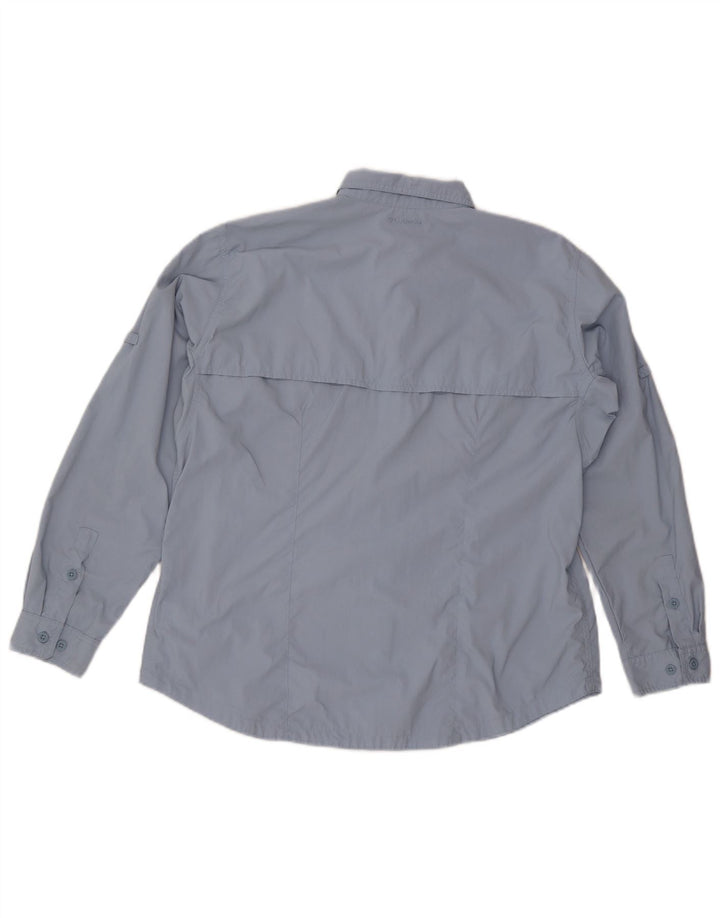 Koszula damska Columbia UK 18 XL Niebieski nylon