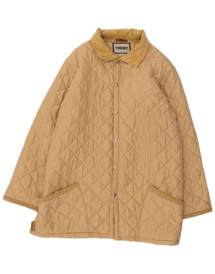 Męska pikowana kurtka Husky UK 44 2XL Beżowy nylon
