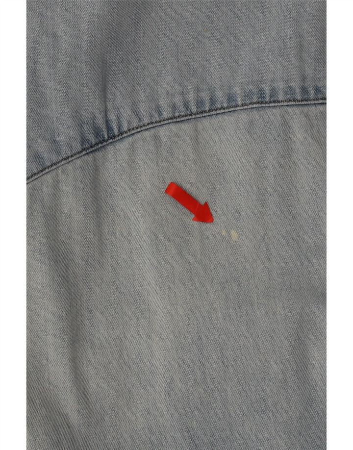 Męska koszula dżinsowa Levi's, średnia niebieska, bawełniana