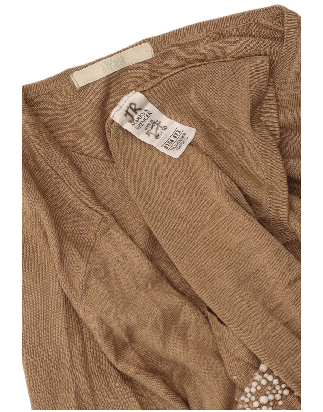 Marks & Spencer Damski sweter oversize UK 10 Small Brown