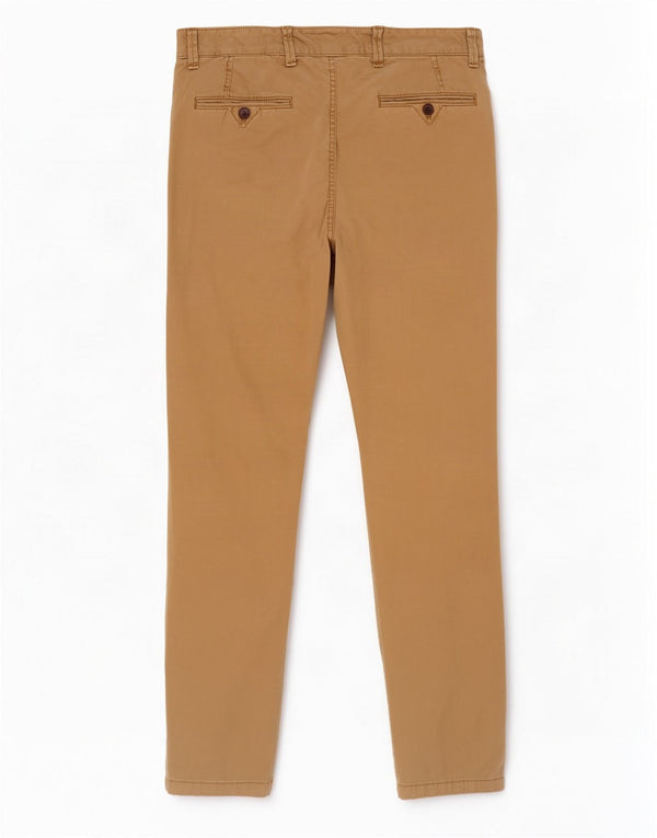 Męskie spodnie typu slim chino Tommy Hilfiger W30 L32 beżowa bawełna