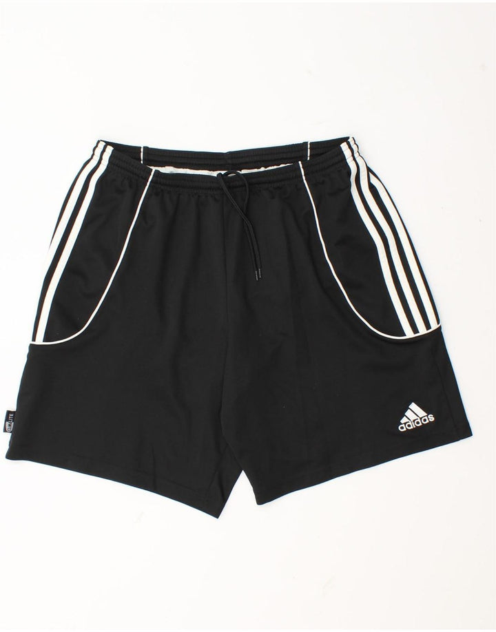 Męskie spodenki sportowe Adidas Climalite, duże, czarne, poliestrowe