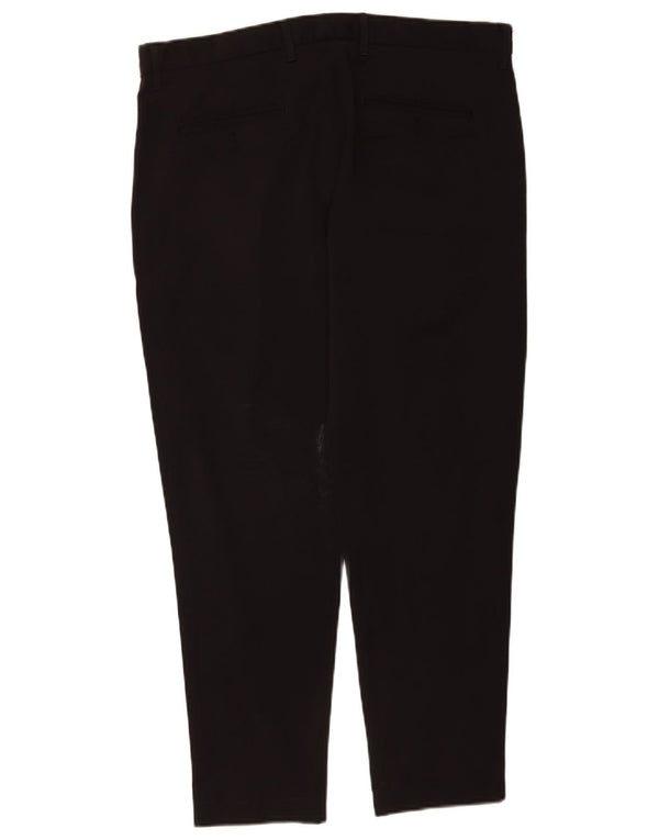 Męskie spodnie chino Zara EU 44 Large W34 L28 Czarna bawełna