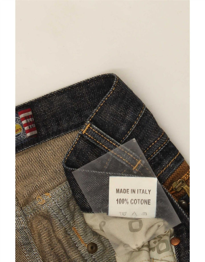 Damskie jeansy slim Roy Rogers W32 L29 Niebieskie bawełniane