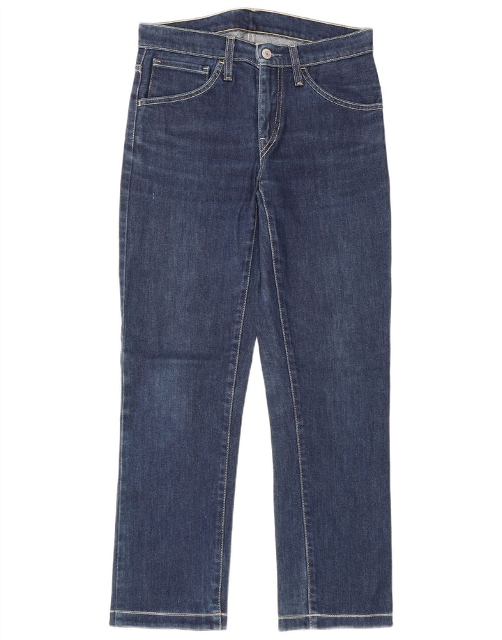 Damskie proste dżinsy Levi's W29 L28 Granatowa bawełna