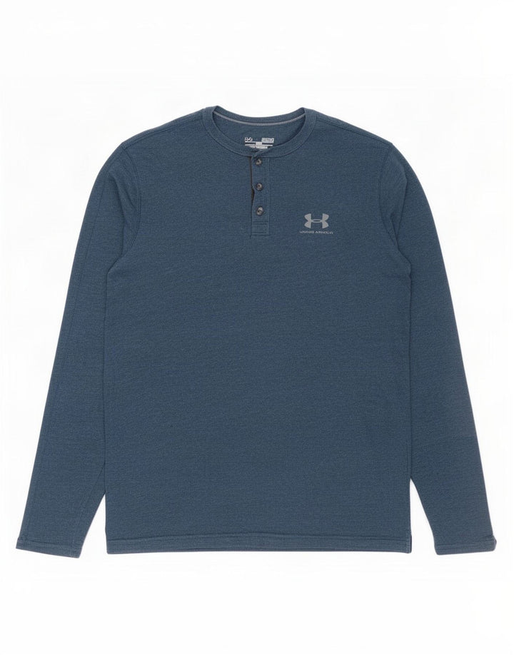 Męska koszulka z długim rękawem Under Armour Heat Gear, w kolorze średnioniebieskim