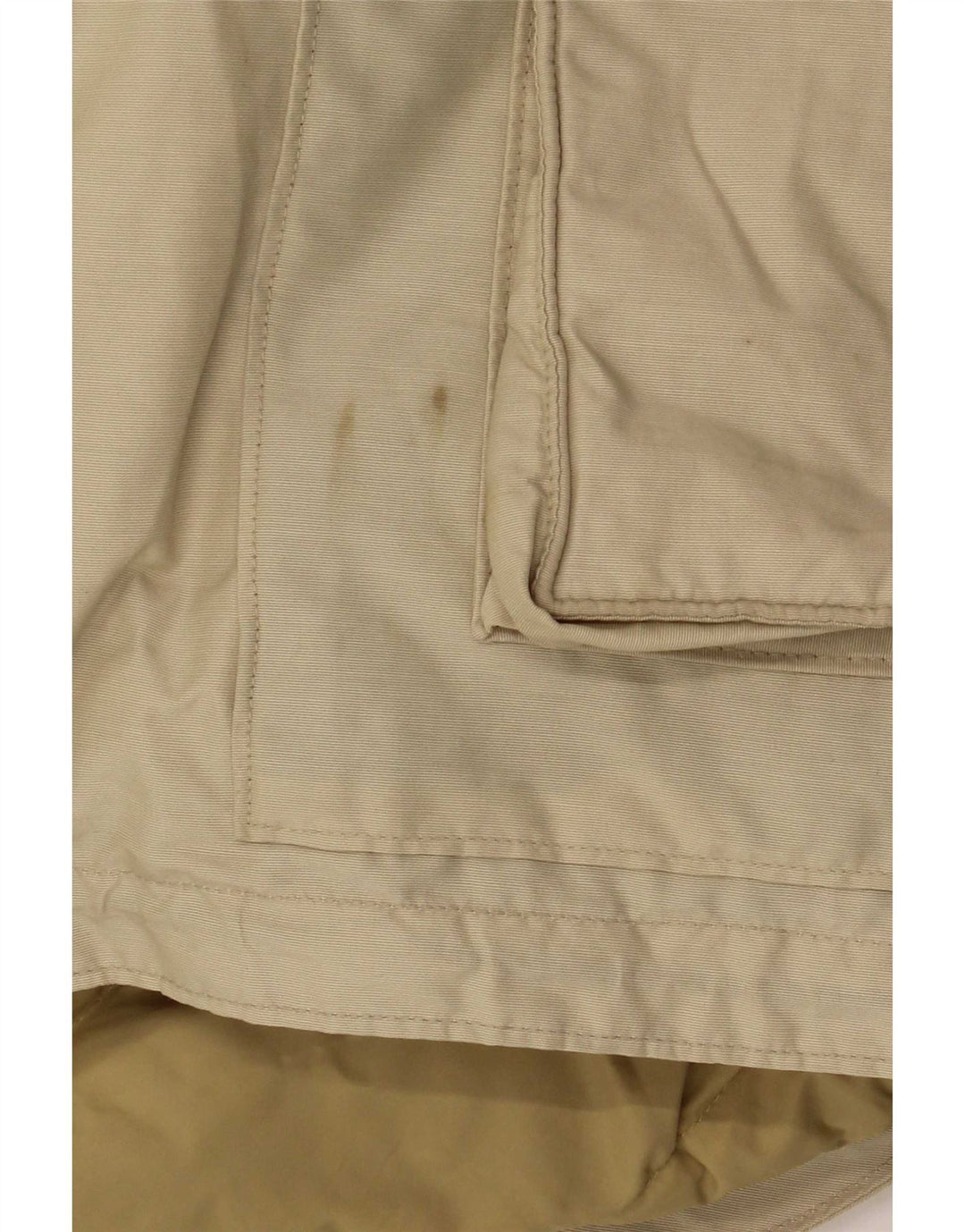 Woolrich Męski ocieplany płaszcz z kapturem UK 36 Small Beige