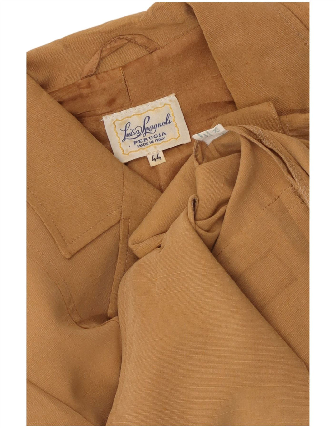 LUISA SPAGNOLI Damska marynarka Perugia zapinana na 5 guzików IT 44 średni beż