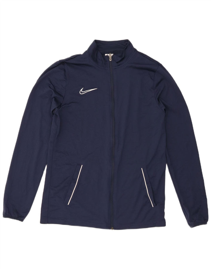 Męska kurtka dresowa Nike Dri Fit, duży, granatowy, poliester