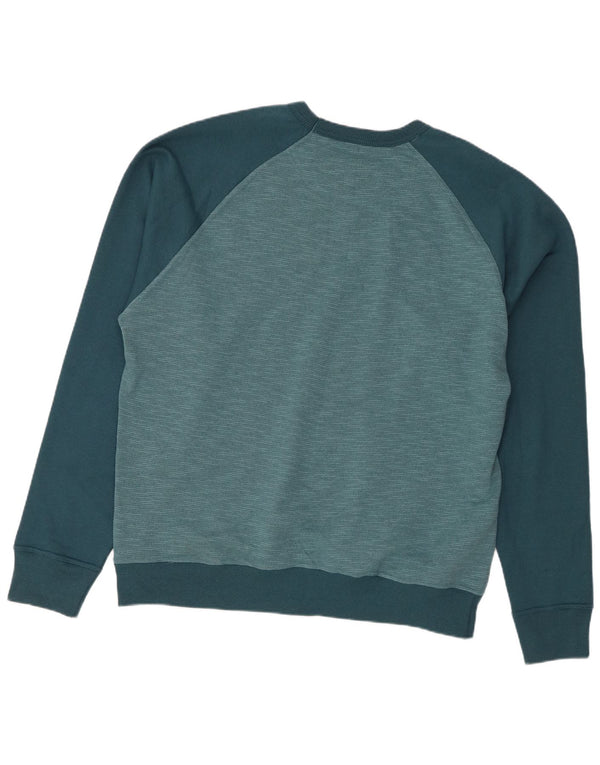 Męska bluza Champion XL, niebieska, z blokami kolorów, bawełniana