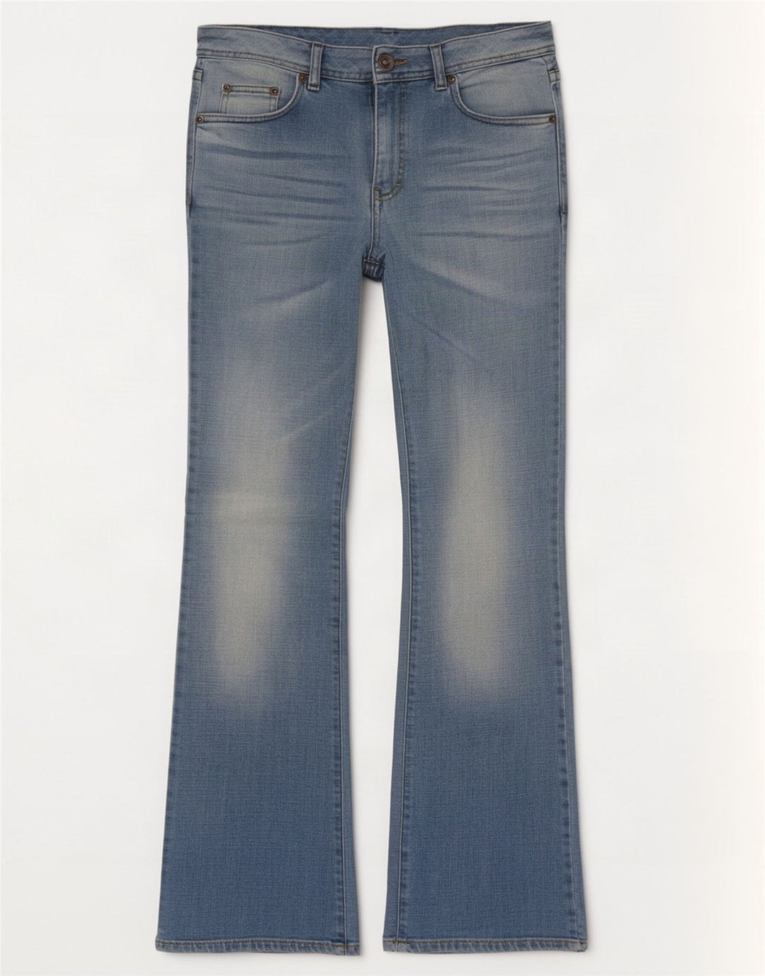 Damskie dżinsy Bootcut Benetton W32 L32 Niebieskie