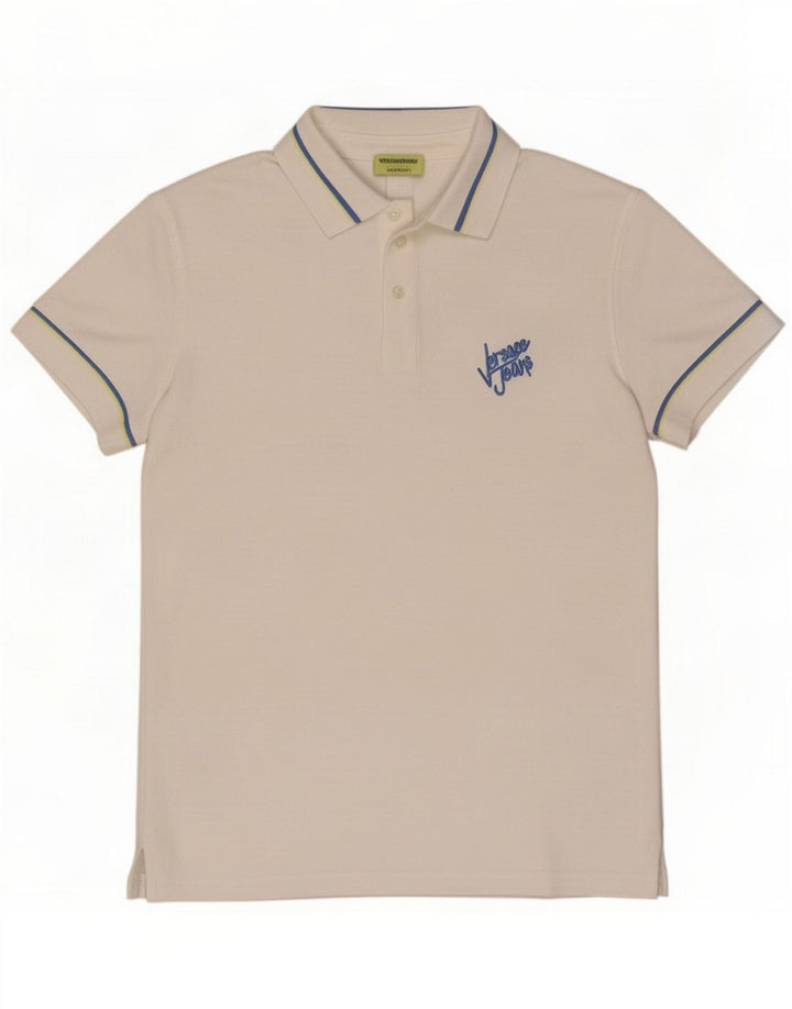 Versace Jeans Męska koszulka polo mała biała