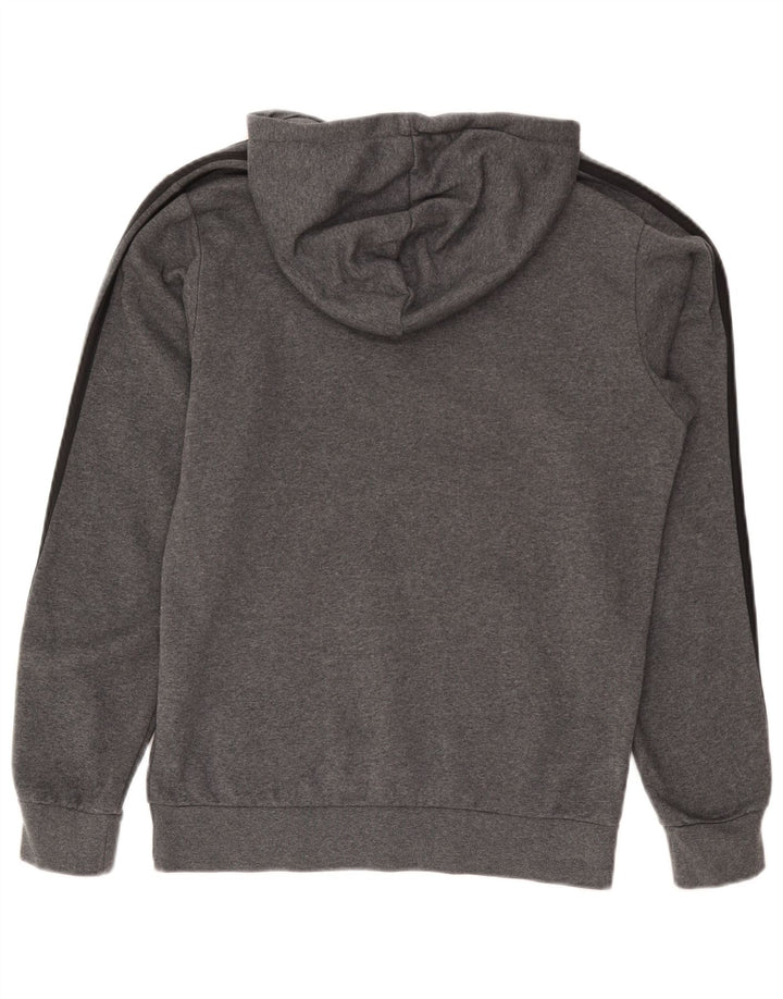 Męski dres ADIDAS z grafiką, mały, szary, bawełniany