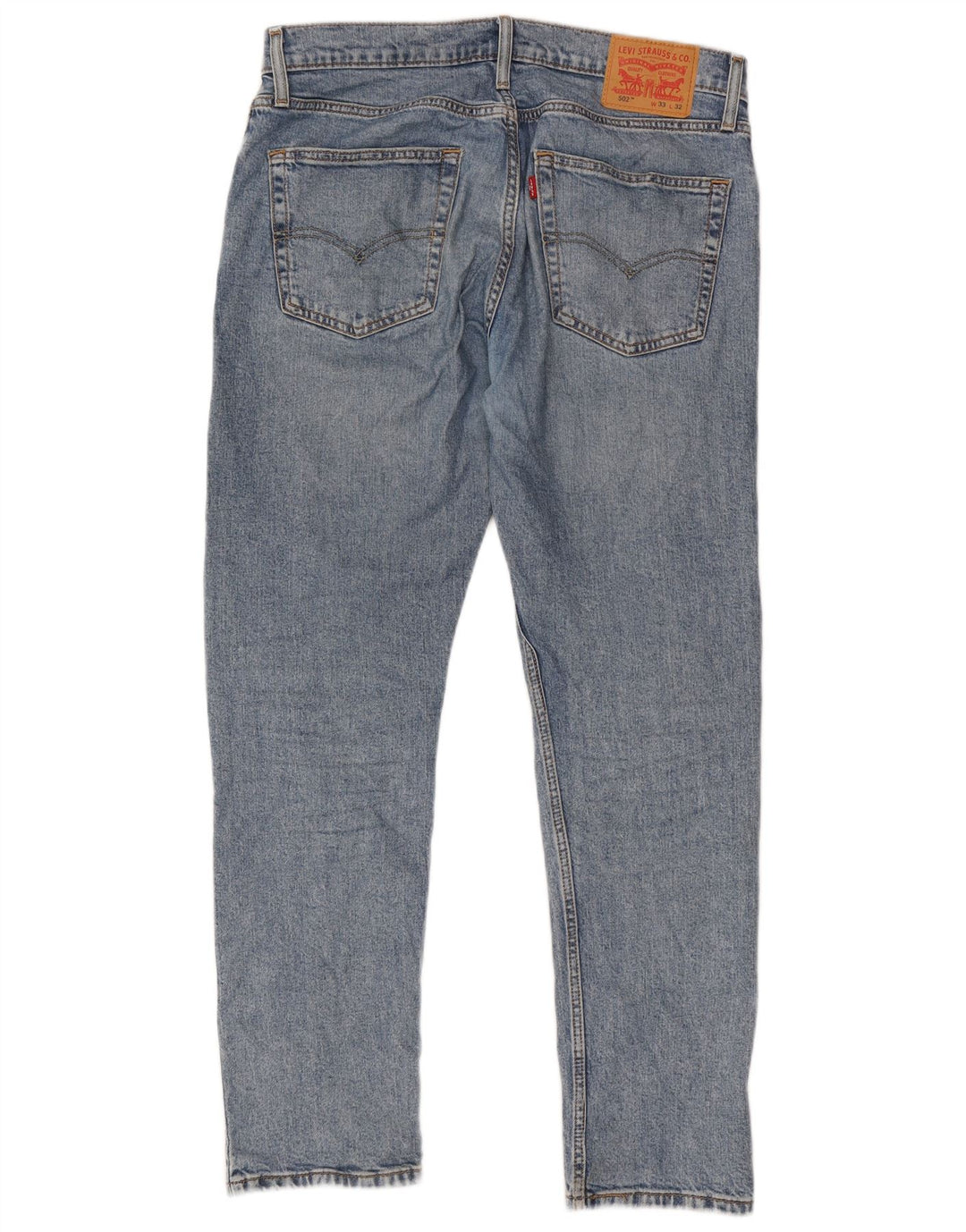 Męskie jeansy Levi's 502 Tapered W33 L32 Niebieskie bawełniane