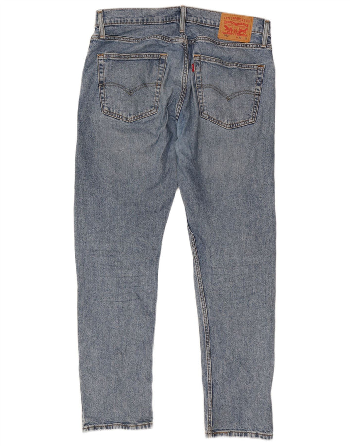 Męskie jeansy Levi's 502 Tapered W33 L32 Niebieskie bawełniane