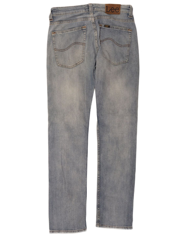 Damskie jeansy Lee Powell Slim W31 L34 Niebieskie bawełniane