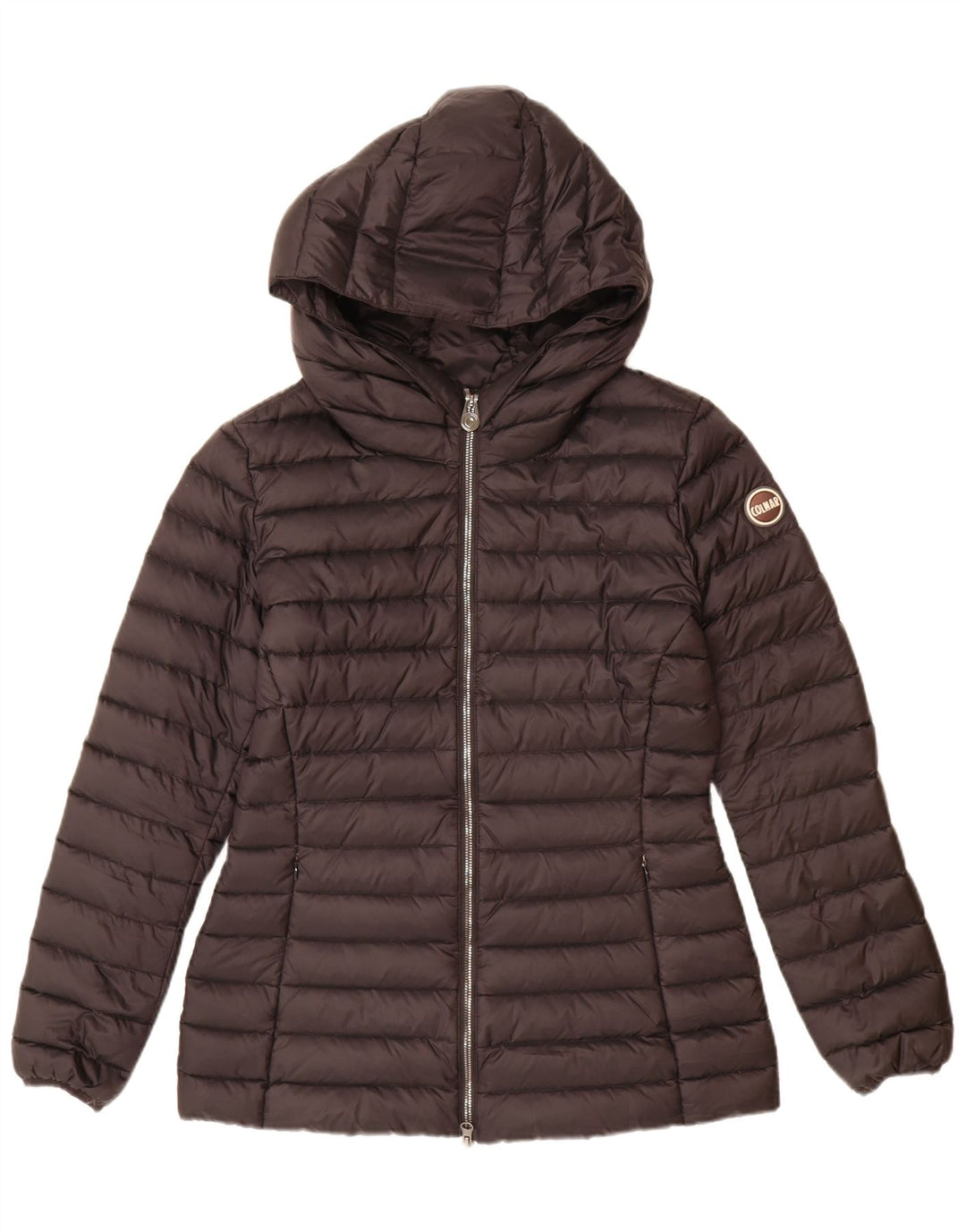 Damska ocieplana kurtka z kapturem COLMAR IT 44 Średni czarny poliamid