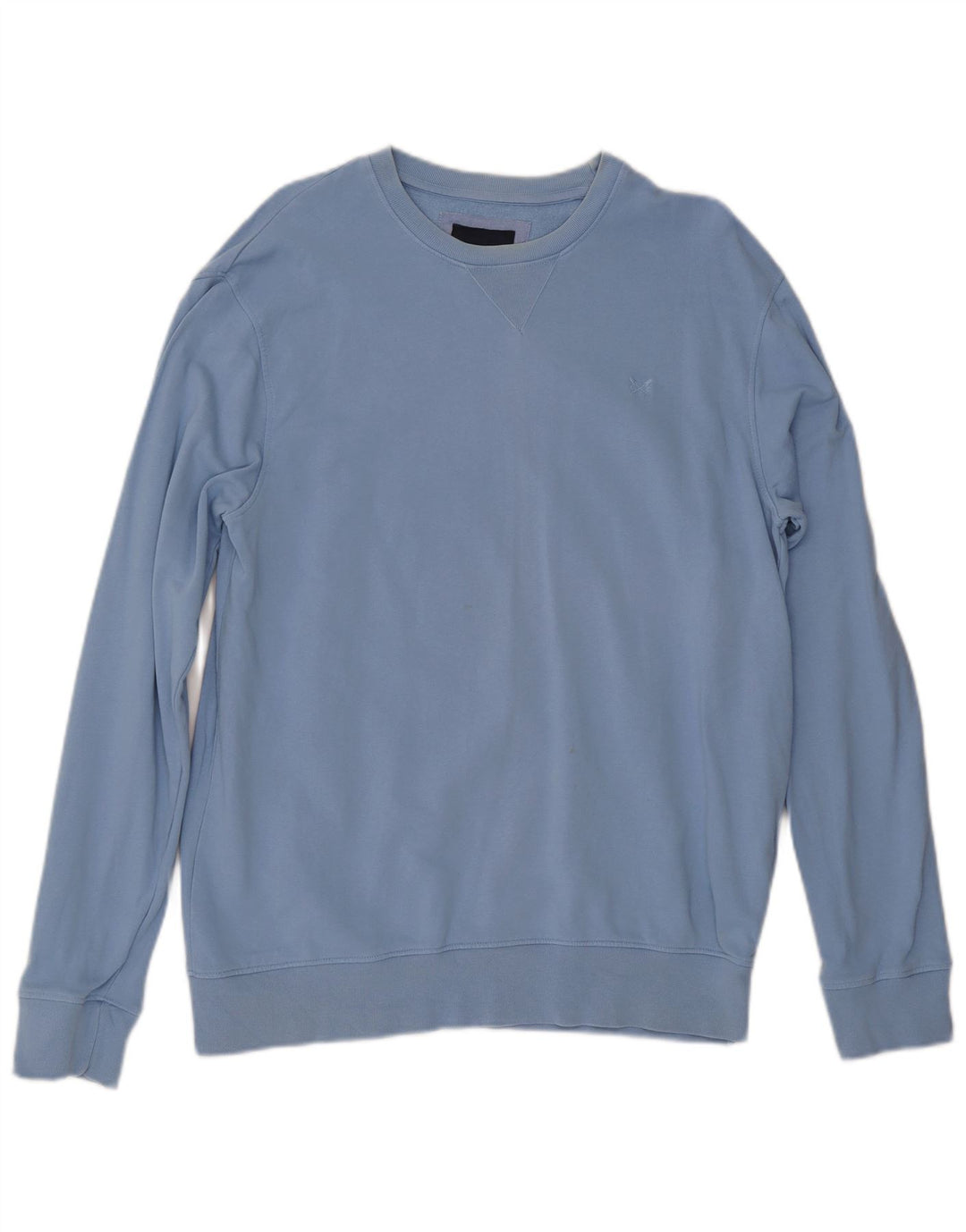 Crew Clothing Męska bluza z kapturem, duża niebieska bawełna