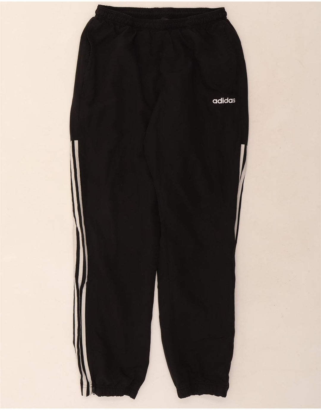 Adidas Męskie spodnie dresowe Joggery, duże, czarne, poliestrowe