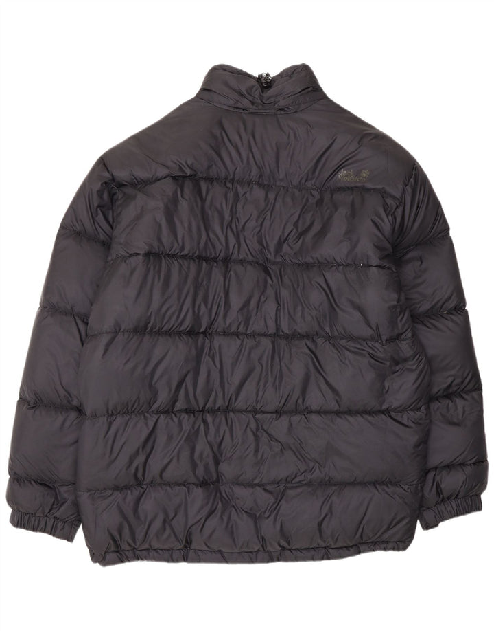 Męska ocieplana kurtka Jack Wolfskin UK 40/42, duża, czarna, poliester