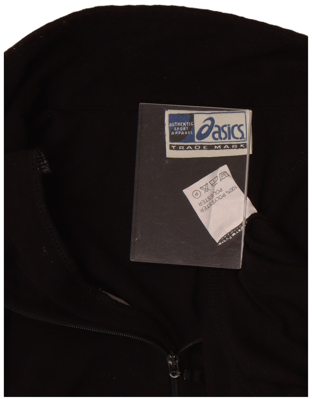 Męski dres z zamkiem błyskawicznym Asics Top 2XL Czarny poliester