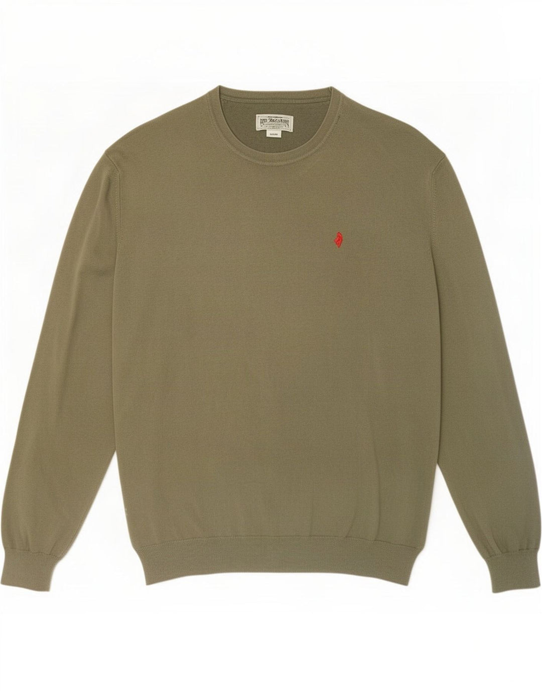 Męski sweter z okrągłym dekoltem Marlboro Classics 2XL Khaki