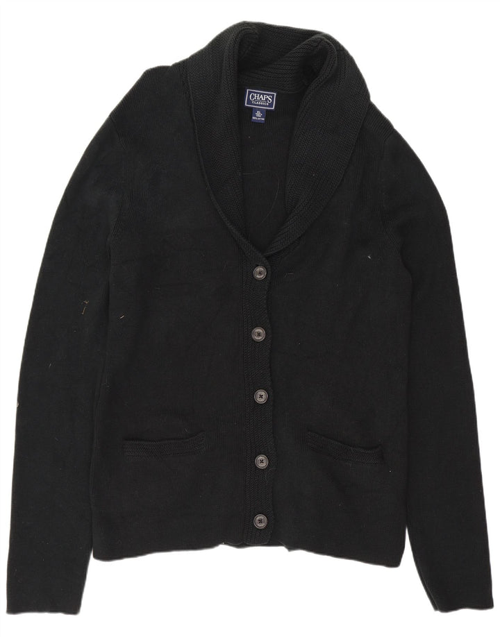 Damski sweter kardigan CHAPS UK 18 XL, czarna bawełna
