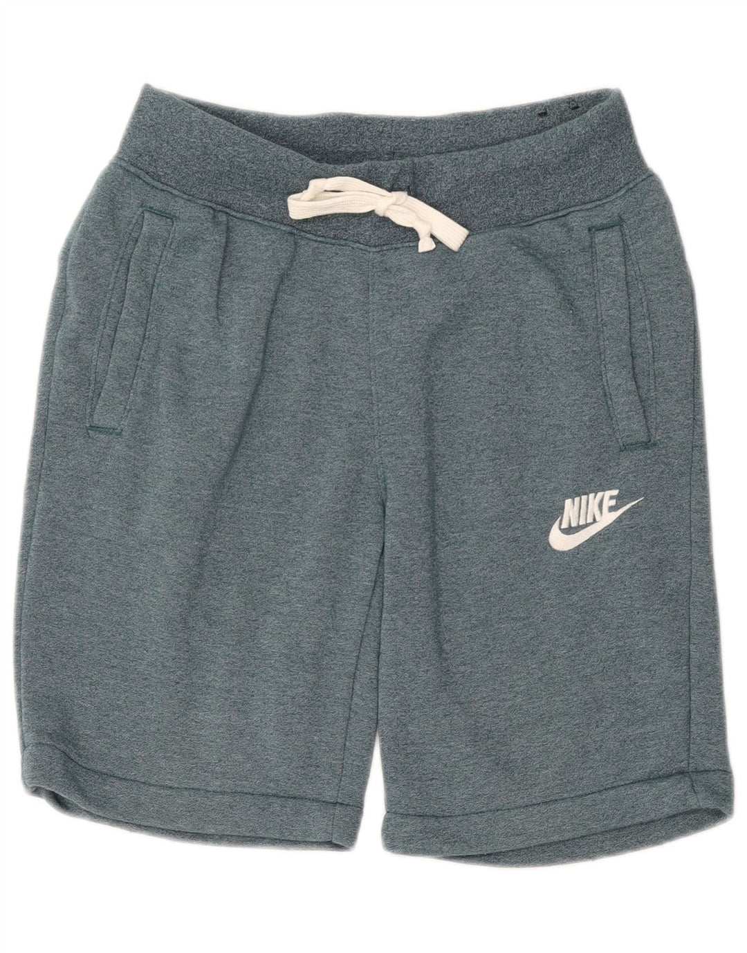 Męskie spodenki sportowe NIKE, małe, zielone, bawełniane
