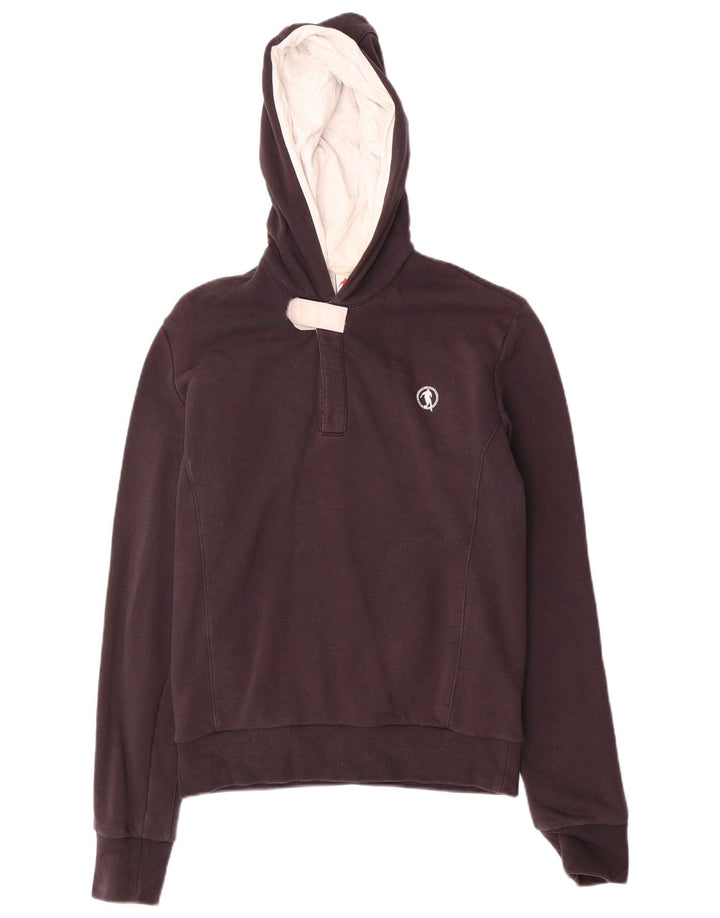 Damski sweter z kapturem i zapinaną na guziki Bikkembergs UK 14, średnia czarna bawełna