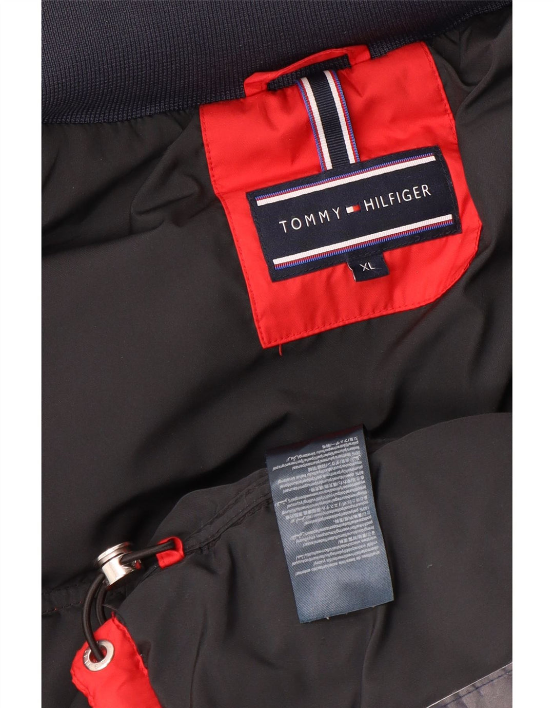 Męska wyściełana kamizelka Tommy Hilfiger UK 42 XL, czerwona, poliester