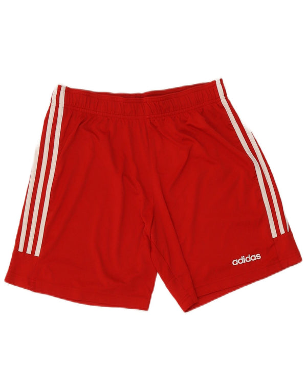 Damskie spodenki sportowe Adidas UK 14, średni czerwony poliester