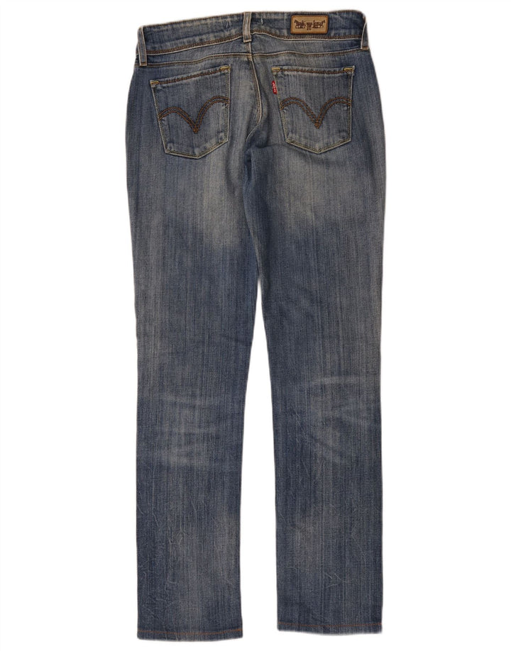 Damskie jeansy Levi's 571 Slim W29 L30 Niebieskie bawełniane