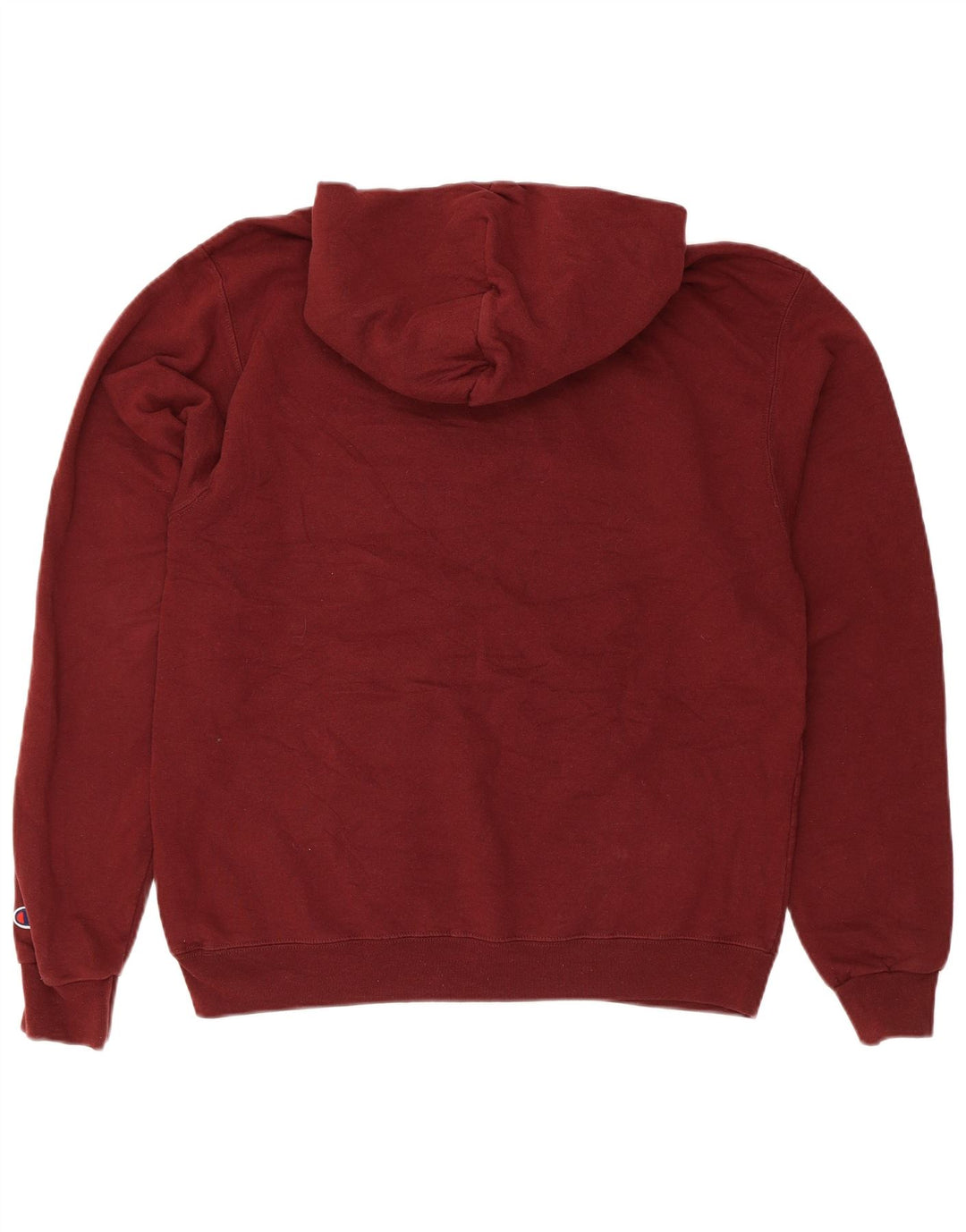 Męski sweter z kapturem Champion Graphic o regularnym kroju, średni bordowy College