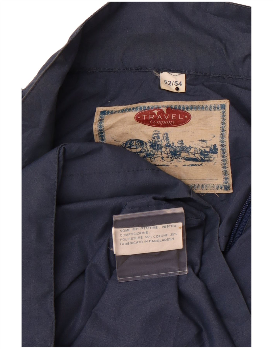 Męska kurtka użytkowa VINTAGE IT 52/54 XL, granatowa, poliester
