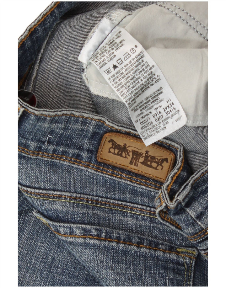 Damskie jeansy Levi's 571 Slim W29 L31 Niebieskie