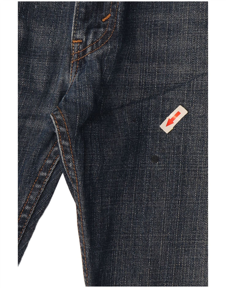 Męskie jeansy Levi's 505 Straight W34 L32 Niebieskie bawełniane