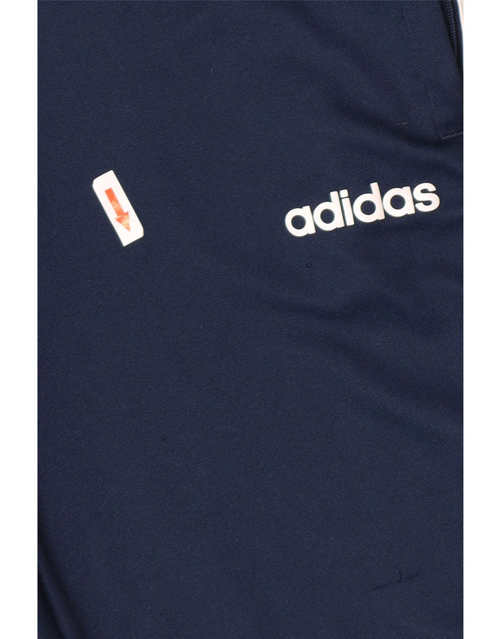 Męskie spodnie dresowe Adidas, małe, granatowe, poliestrowe
