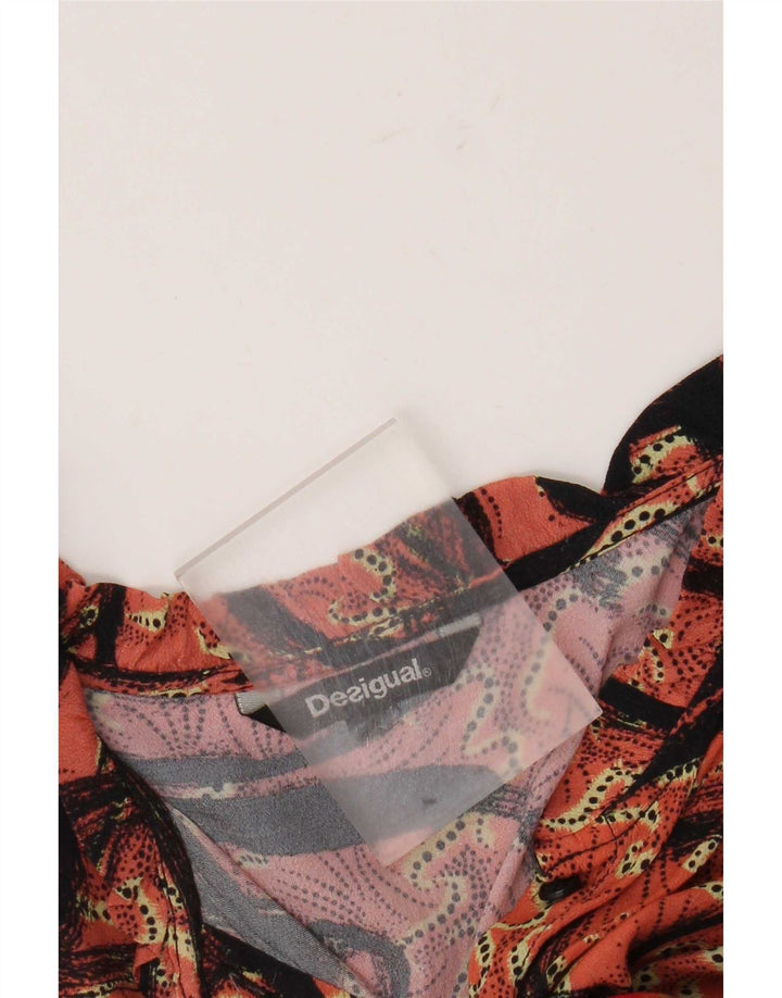 Damska bluzka z rękawem 3/4 Desigual, UK 18 XL, wielobarwny patchwork