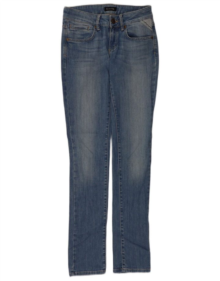 Jeansy damskie Massimo Dutti W26 L32 Niebieskie bawełniane