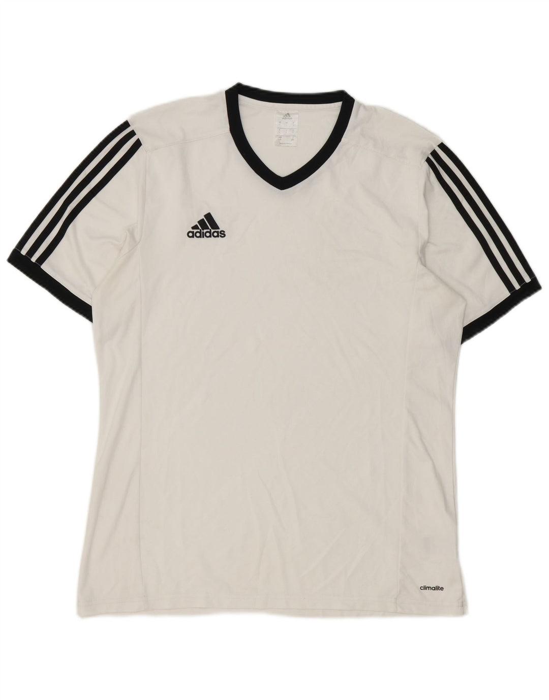 Adidas Męska koszulka Climalite Top, duża, biała, z poliestru