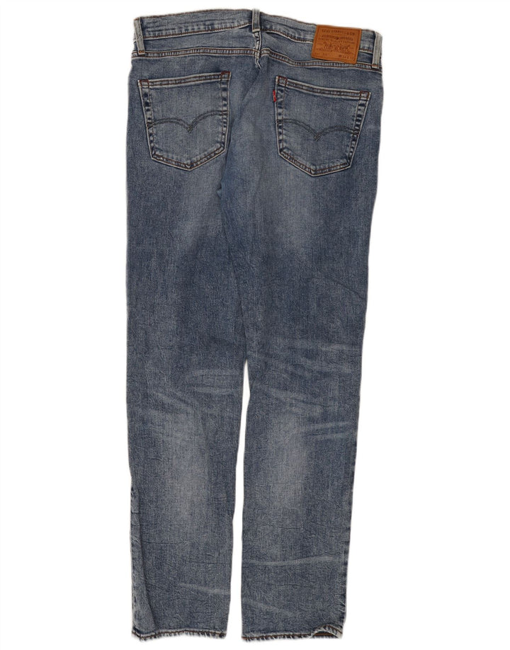 Męskie jeansy Levi's 511 Slim W34 L32 Niebieska bawełna