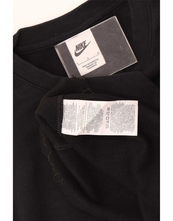 Bluza męska Nike, duża, czarna, bawełniana