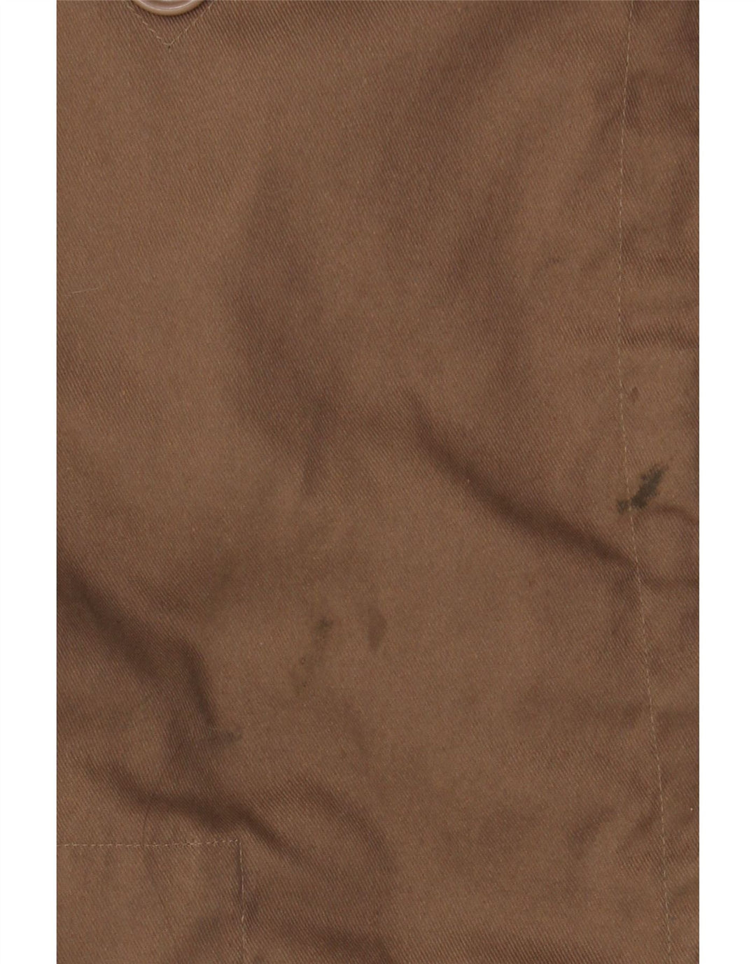 Męska kurtka parka z kapturem VINTAGE UK 42 XL, brązowy poliester