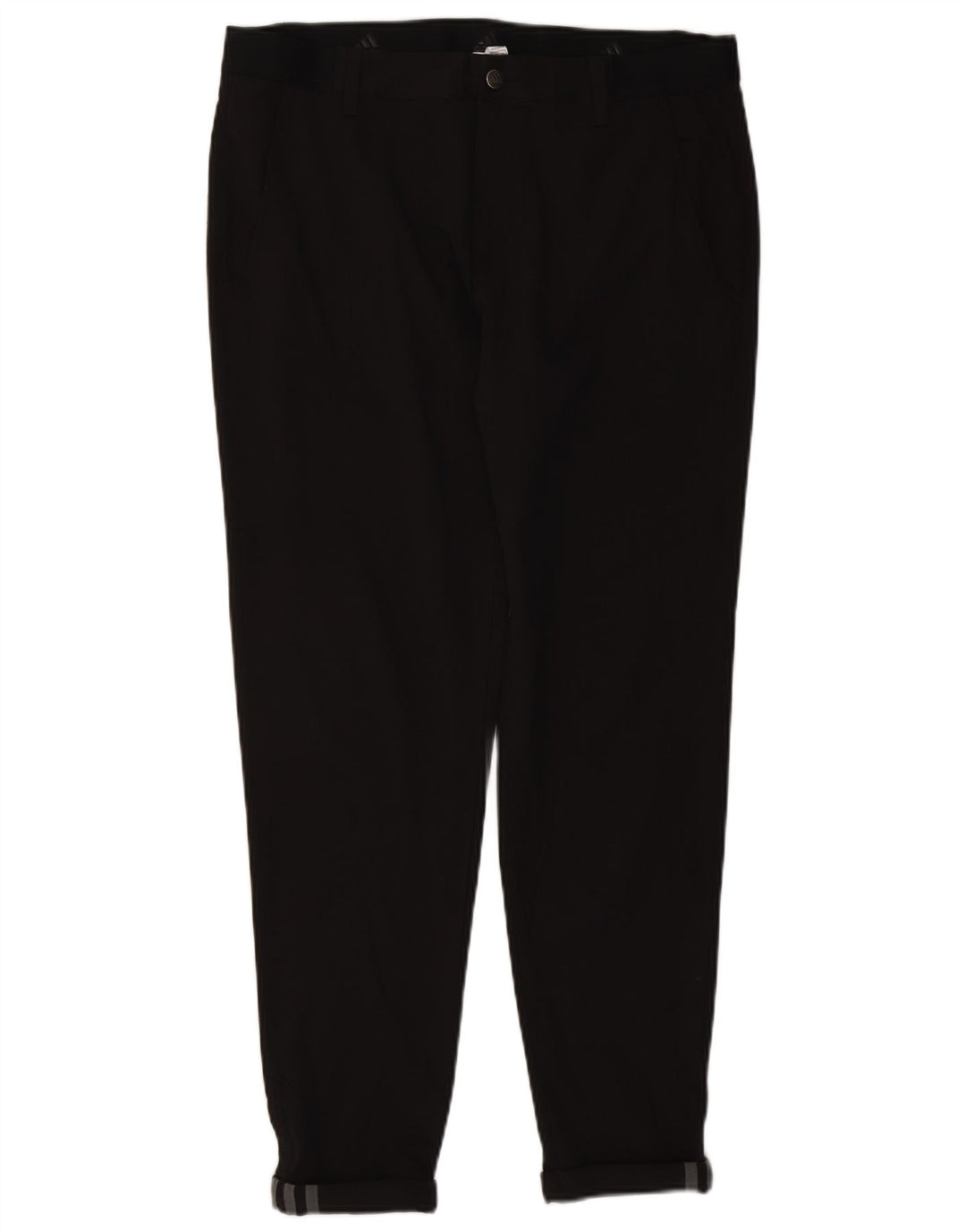 Męskie spodnie Chino Adidas Slim W34 L29 Czarny poliester