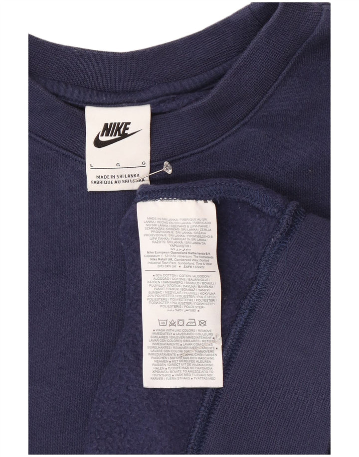 Bluza męska Nike, duża, granatowa, bawełniana