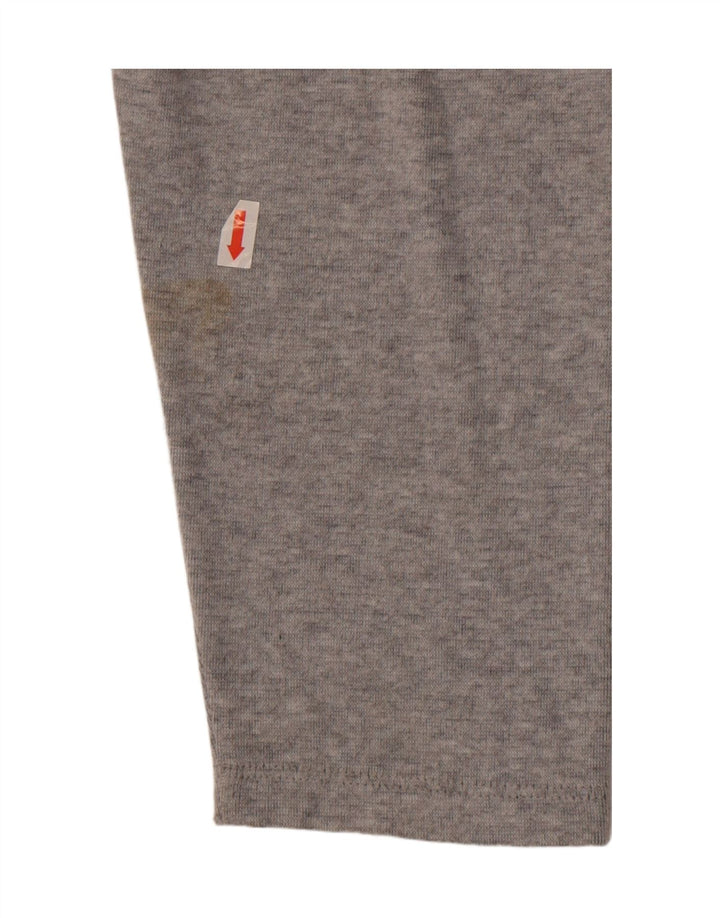 Marks & Spencer Damski sweter z kapturem z grafiką, oversize, UK 16, duży, szary
