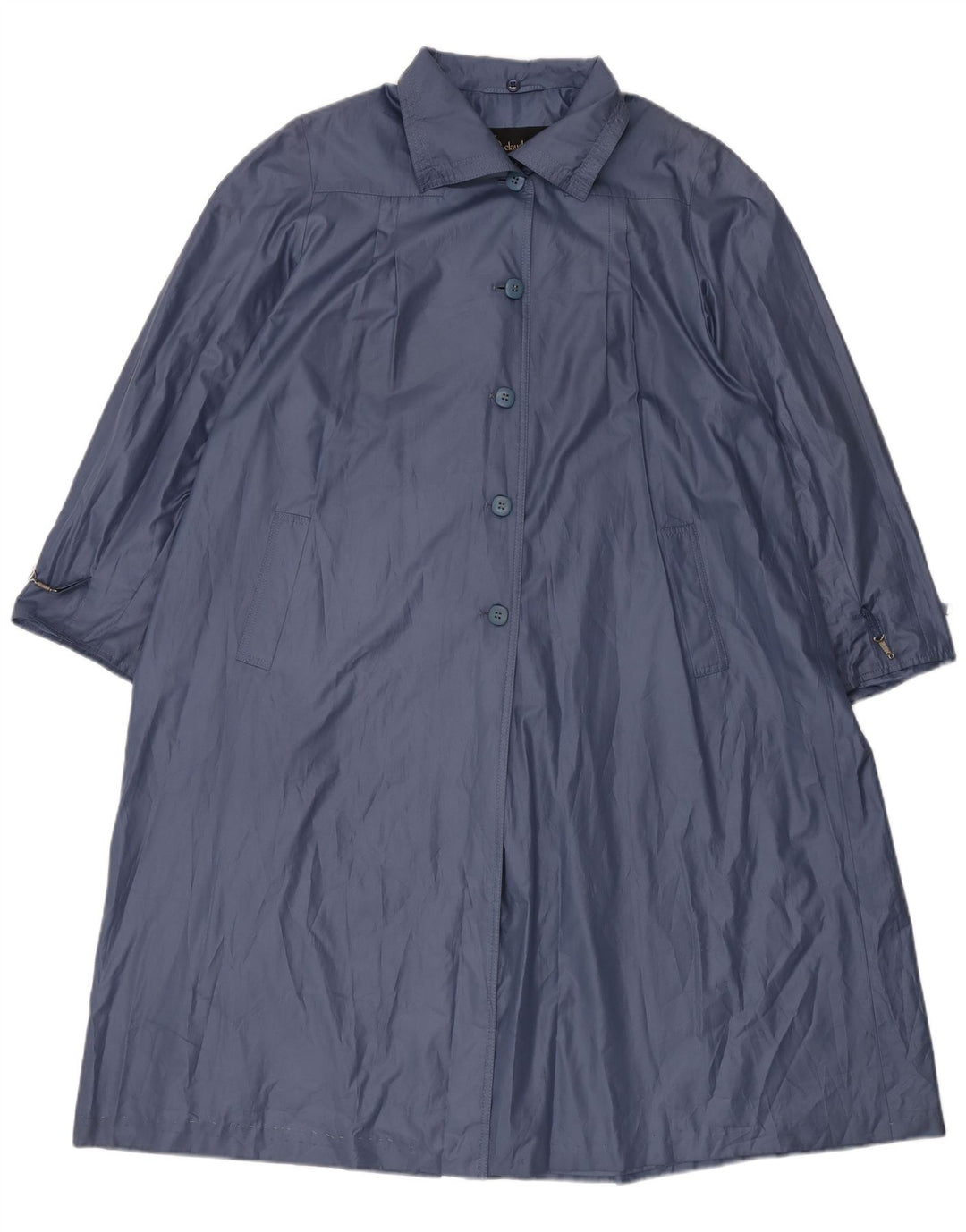 Damski płaszcz oversize Claude Havrey EU 41, średni niebieski poliester