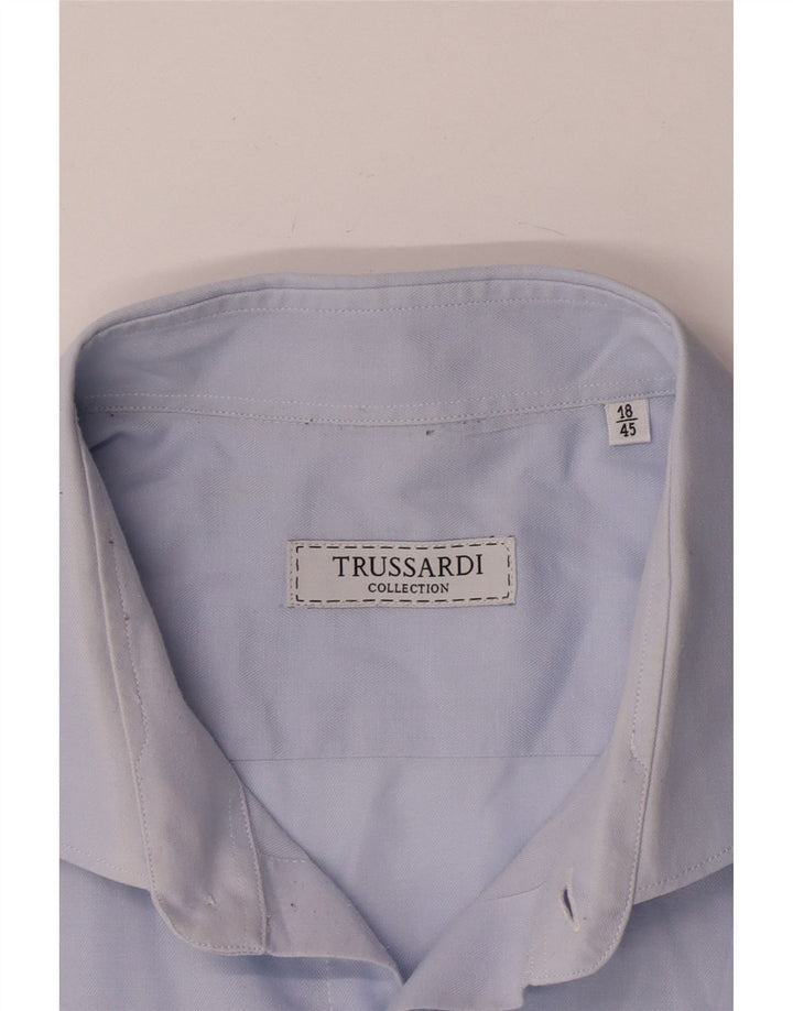 Koszula męska Trussardi rozmiar 45 18 2XL niebieska