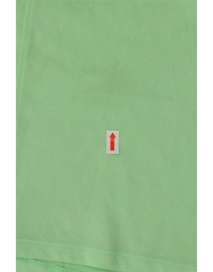 Męski T-shirt z grafiką UNDER ARMOUR, mały, zielony, poliestrowy blok kolorów